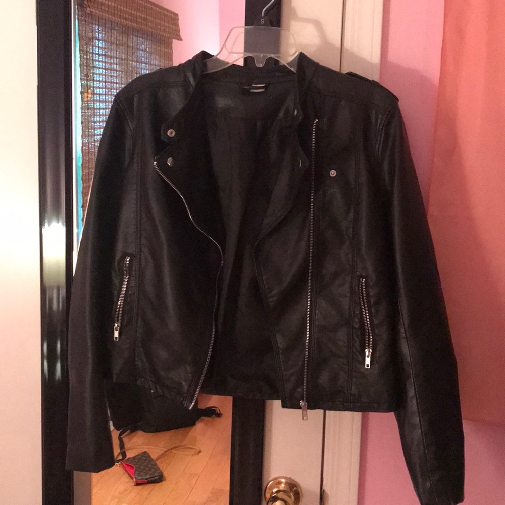 Leather jacket from H&M